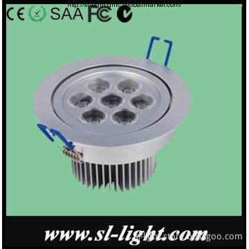 7x1W Indoor Dimmable LED Downlight, Ceiling Light